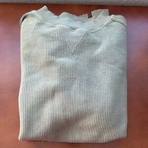 Aerie Green Crewneck Sweater